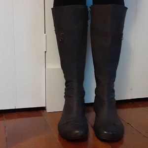 Knee high dress boots